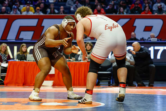 Illinois state wrestling championships February 18 2023 Nate Latsch 15376